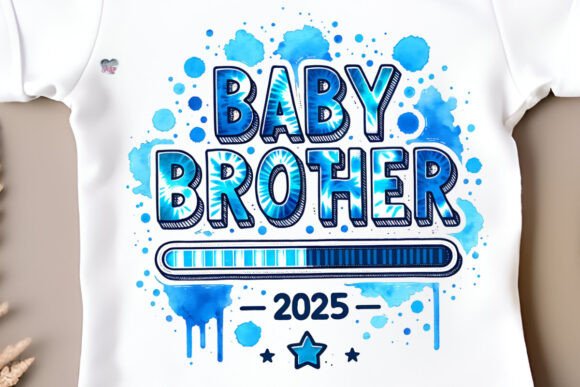 Baby Brother Loading 2025 PNG Tie Dye: A Versatile Digital Design for Creative Projects
