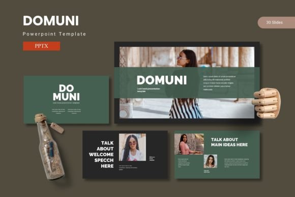 Domuni - Powerpoint Template: Elevate Your Presentations with Style and Substance