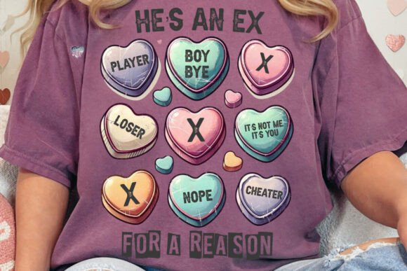 Ex Breakup Conversation Hearts PNG