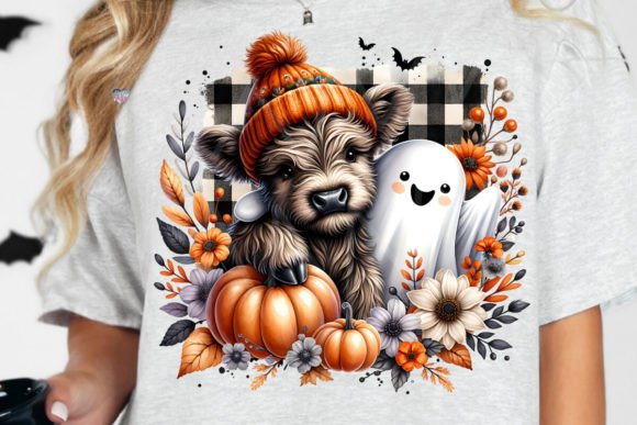 Fall Highland Cow Ghost PNG Autumn: A Strategic Design for Creative and Business Success