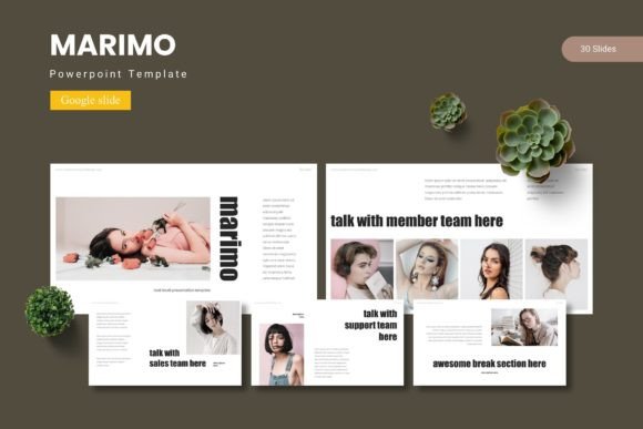 Marimo - Google Slide Template: A Versatile Tool for Professional Presentations