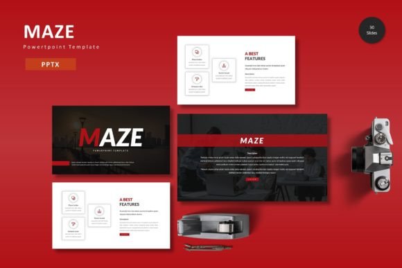 Maze - Powerpoint Template