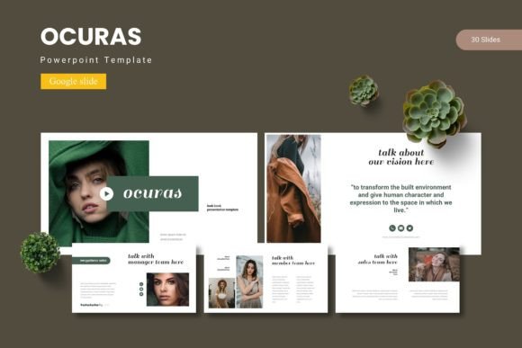 Ocuras - Google Slide Template: A Powerful Tool for Professional Presentations