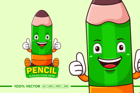 Pencil Mascot Logo Vector: A Versatile Tool for Modern Branding