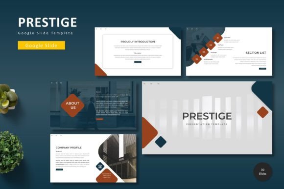 Prestige - Google Slide Template: A Strategic Tool for Effective Presentation Design