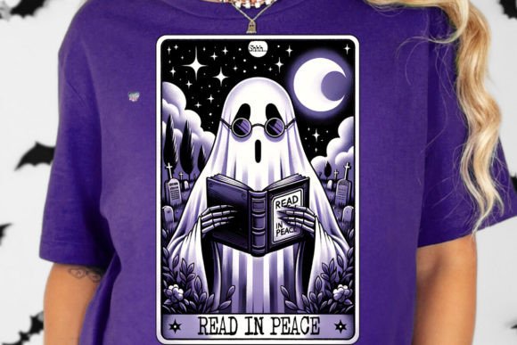 Read in Peace Ghost Tarot Card PNG: A Digital Tool for Creative and Professional Workflows