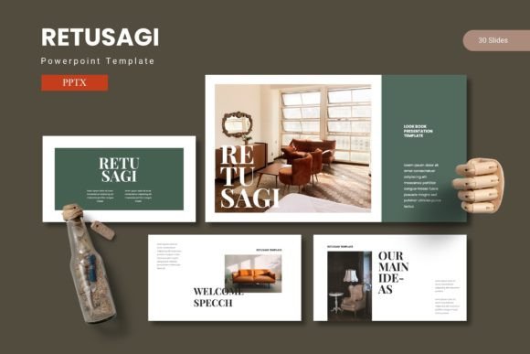 Retusagi - Powerpoint Template: Elevate Your Presentations with Stunning Design