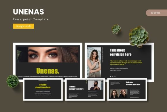 Unenas - Google Slide Template: Streamline Your Presentation Workflow